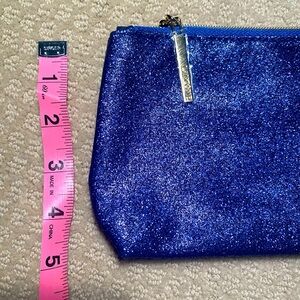 Glittery Clutch - Royal Blue, lined